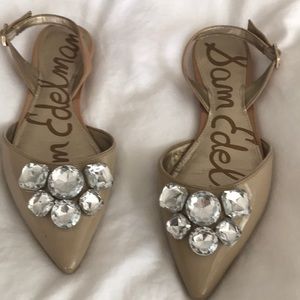 Sam Edelman size 6 sling back flats